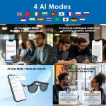 AI Smart Glasses with Bluetooth and Voice Control