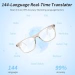 Smart AI Bluetooth Glasses with Instant Translation