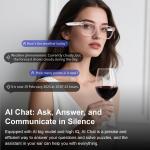 AI Smart Glasses with Translator and Photochromic Lenses
