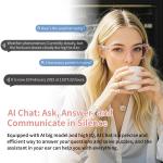 AI Smart Glasses with Real-Time Translation and Bluetooth