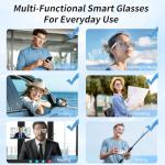 Smart AI Bluetooth Glasses with Instant Translation