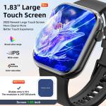 1.85-Inch Smart Watch with Calling & Fitness Tracking