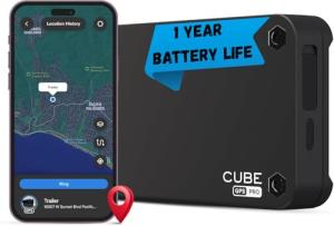 Magnetic GPS Tracker with 1-Year Battery Life