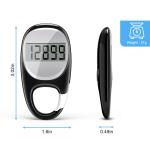 Accurate 3D Pedometer with Carabiner Step Tracker
