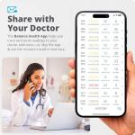 Bluetooth Blood Pressure Monitor with App Compatibility