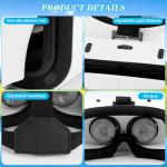 Adjustable 3D VR Headset for Phones and Games