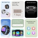 🔥2025 Smart Watch For Men/Women, Waterproof Smartwatch Bluetooth iPhone Samsung