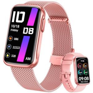 Fitness Tracker Smart Watch for Women: Health Activity Trackers with Heart Rate Blood Oxygen Sleep Monitor Step Counter Sport 1.47" Touchscreen IP68 Waterproof Smartwatch Compatible Android iOS