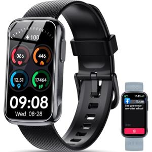 OUKITEL Smart Watch for Men Women with 24 Sport Modes, Fitness Tracker 1.47" Smartwatch with Heart Rate/SpO2/Sleep Monitor, Step Counter Activity Pedometer with IP68 Waterproof for iOS Android