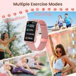 Fitness Tracker Smart Watch for Women: Health Activity Trackers with Heart Rate Blood Oxygen Sleep Monitor Step Counter Sport 1.47" Touchscreen IP68 Waterproof Smartwatch Compatible Android iOS