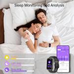 OUKITEL Smart Watch for Men Women with 24 Sport Modes, Fitness Tracker 1.47" Smartwatch with Heart Rate/SpO2/Sleep Monitor, Step Counter Activity Pedometer with IP68 Waterproof for iOS Android