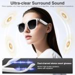 AI Smart Glasses with Chat GPT,Bluetooth Glasses with 150+ Translation,Smart Gla