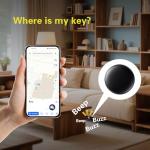 Mini GPS Tracker for Vehicles – Hidden Magnetic Car Tracker Device, Real-Time GPS Tracking for Kids, Car, Pets, No Monthly Fee, Works with Apple Find My, Vehicle Locator, No SIM Required