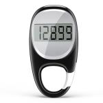 Simple Pedometer for Walking, Accurate Step Tracker with Carabiner, 3D Step Counter for Men Women Kids Seniors