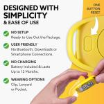 3DFitBud Simple Step Counter Walking 3D Pedometer with Clip and Lanyard A420S