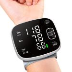 Blood Pressure Monitor Rechargeable Blood Pressure Monitors for Home Use Adjustable Automatic Wrist Cuff Voice Broadcast 2 * 120 Reading Memory for 2 Users with Carrying Case