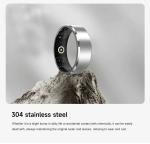 Smart Ring Health Tracker, IP65 Waterproof Monitor for Heart Rate & Fitness