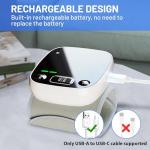 Blood Pressure Monitor Rechargeable Blood Pressure Monitors for Home Use Adjustable Automatic Wrist Cuff Voice Broadcast 2 * 120 Reading Memory for 2 Users with Carrying Case