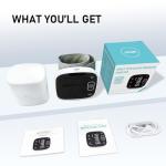 Blood Pressure Monitor Rechargeable Blood Pressure Monitors for Home Use Adjustable Automatic Wrist Cuff Voice Broadcast 2 * 120 Reading Memory for 2 Users with Carrying Case