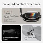 INAIR 2 PRO AR Glasses | 2D to 3D Image and Video | Reality/Virtual Switch | Multi-Screen | 135" 120Hz Display for Work & Entertainment |Compatible with iPhone15/16, Android, Mac Win Steam Deck