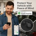 Magnetic Hidden GPS Tracker for Vehicles – Long Battery Life, No Subscription, Car Tracker Device Hidden (iOS Tracker 2025)