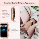 Smart Watch for Women, 2025 New Smartwatch (Answer/Make Call) for iPhone/Android, 1.85" HD Dynamic Dial Fitness Tracker with 110+ Sport Modes, Sleep/Health Monitor, IP68 Waterproof, with 2 Bands