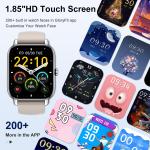 2025 Men's/Women's Smart Watch Waterproof Smart Watch Bluetooth iPhone Samsung
