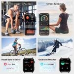 2025 Smart Watch Men/Women Waterproof Smartwatch Bluetooth For iPhone Samsung US