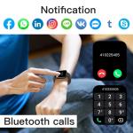2025 Smart Watch For Men/Women, Waterproof Smartwatch Bluetooth iPhone Samsung