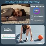 Smart Watch for Men Women, 1.95'' HD Curved Screen Smartwatch(Answer/Make Call), Fitness Tracker with 112 Sport Modes, IP68 Waterproof Fitness Watch with Heart Rate/Sleep Monitor/Pedometer/Calories