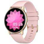 Round Smart Watch Android Compatible Touchscreen Fitness Tracker IP68