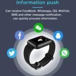 Waterproof Sport Smart Watch Bracelet Heart Rate Blood Pressure Fitness Tracker