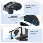 VR Headset for Nintendo Switch/OLED 3D Virtual Reality Glasses w/Adjustable Lens