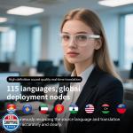 AI Smart Glasses for Men and Women, AI-Powered By Live Recording/Simultaneous