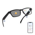 GenXenon AI Glasses for Men Women, AI Translator Powered by ChatGPT with Real-Time Translation(160+Languages), UV400 Photochromic Lenses Smart Sunglasses, Bluetooth Glasses for Travel/Business/Study