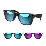 RCstyle Polarized Clip Compatible With Ray-Ban Meta Wayfarer(Standard) Smart Glasses Color Changing Clip Set for Man and Woman 50-22 Size M(Blue, Purple)