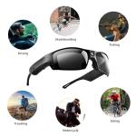REEDTOCK HD1080P Smart Glasses with Wireless Bluetooth Music Speaker,Open Ear,AI Translation Glasses Support 110+ Languages,Sports Smart Sunglasses(Include 32Gb Card)