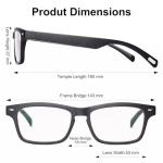 GenXenon AI Glasses for Men Women, AI Translator Powered by ChatGPT with Real-Time Translation(160+Languages), UV400 Photochromic Lenses Smart Sunglasses, Bluetooth Glasses for Travel/Business/Study