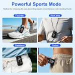 3D Pedometer Step Counter for Walking, Running & Fitness - Accurate Step & Calorie Tracker with LCD Display, Waist Clip & Armband, Rechargeable Battery - Track Daily Activity & Health Data