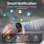 Csasan Smart Watch, 1.91" HD Screen Smartwatch for Men Women(Answer/Make Call), Fitness Watch with Heart Rate/Sleep Monitor/Steps Monitor, 110+ Sports Modes, IP68 Waterproof Activity Trackers, Blue