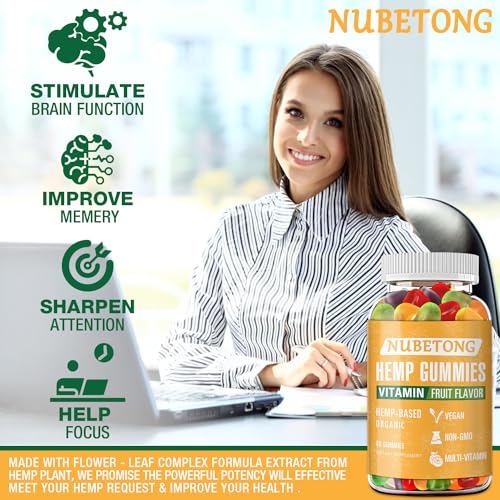 Premium Organic Hemp Gummies - High Potency CBD for Adults