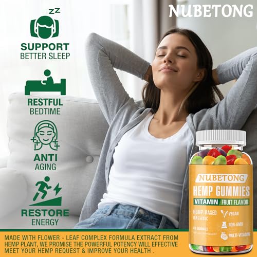 Premium Organic Hemp Gummies - High Potency CBD for Adults