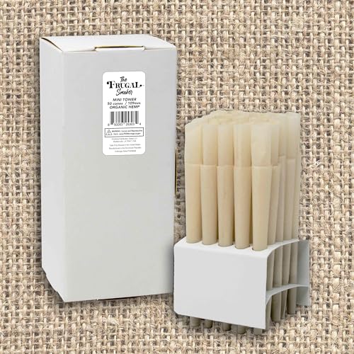 Organic King Size Pre-Rolled Rolling Cones - 50 Pack