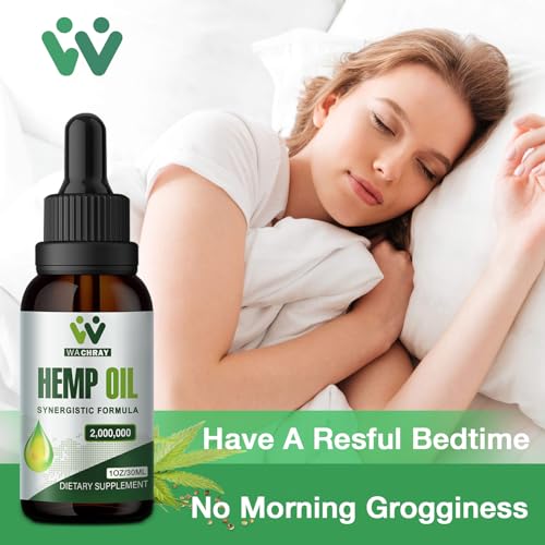 High Potency Organic Hemp Oil Drops - 2,000,000mg