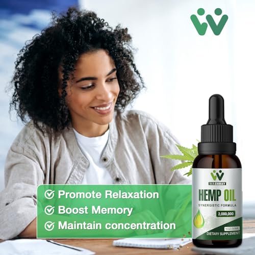 High Potency Organic Hemp Oil Drops - 2,000,000mg