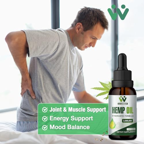High Potency Organic Hemp Oil Drops - 2,000,000mg