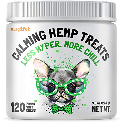 Organic Calming Hemp Dog Treats for Stress Relief