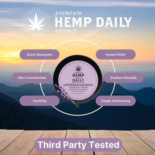 Organic Lavender CBD Topical Cream for Relief