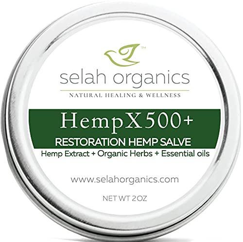 500mg Organic Hemp Recovery Salve - Quick Relief