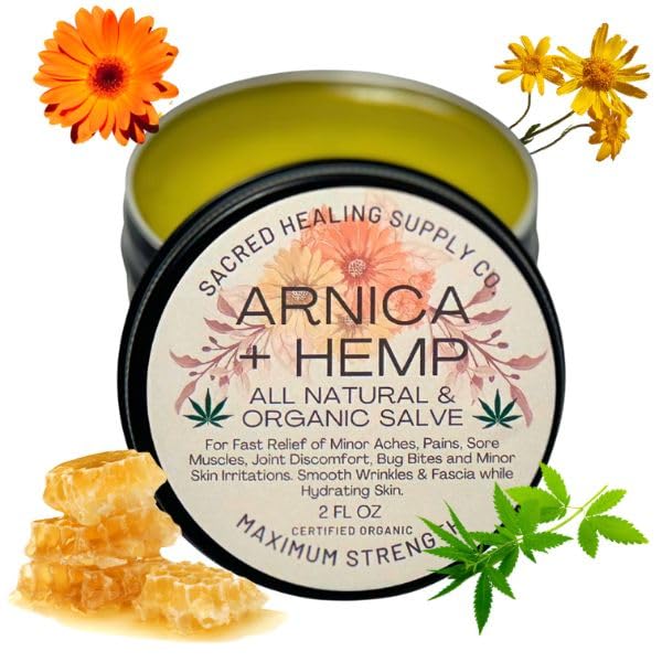 Extra Strength Hemp & Arnica Healing Salve